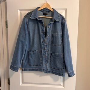 Well Worn Light Blue Denim Jacket